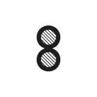 PIATTINA 2X0,75 BIANCO 100 MT product photo