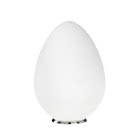 LAMPADA DA TAVOLO IN VETRO BIANCO product photo