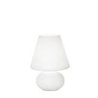 LAMPADA DA TAVOLO VETRO BIANCO LATTE product photo