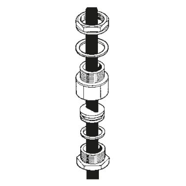 MCA-PRESS - Accessorio per cavi scaldanti, kit pressacavo per cassetta. product photo Photo 01 3XL