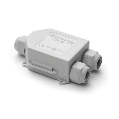 La cassetta di giunzione a 4 ingressi pre-riempita in gel, completa di morsettiera integrata e pressacavi per cavi pentapolari fino a 16 mm. product photo Photo 01 3XL