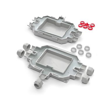 FOX BOX - Cassetta di giunzione IP68/69 a 4 vie preriempita in gel. product photo Photo 01 3XL