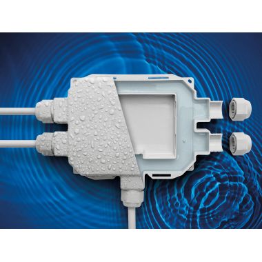 FOX BOX - Cassetta di giunzione IP68/69 a 4 vie preriempita in gel. product photo Photo 02 3XL