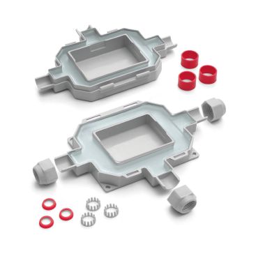 FOX BOX 3 - Cassetta di giunzione IP68/69 a 3 vie preriempita in gel. product photo Photo 01 3XL