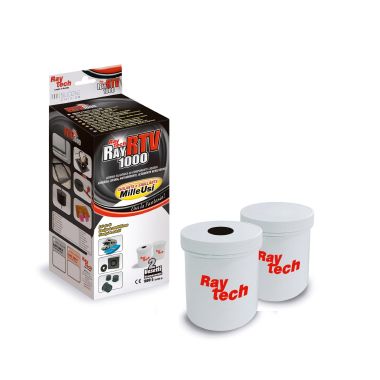 Ray-RTV 1000-N - Gomma siliconica bicomponente a reticolazione rapida colore nero, in flaconi 1000 g. product photo Photo 01 3XL