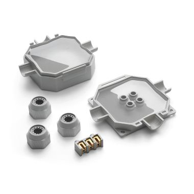 READY BOX 90 IP68 - Cassetta di giunzione IP68/69 a 3 vie preriempita in gel. product photo Photo 01 3XL