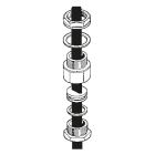 MCA-PRESS - Accessorio per cavi scaldanti, kit pressacavo per cassetta. product photo