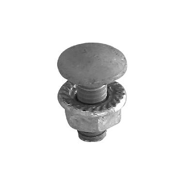 Vite a testa bombata con quadro sottotesta e dado flangiato  filettatura M6x15  BZF product photo Photo 01 3XL