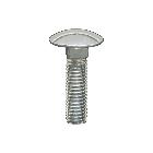 Vite a testa bombata con quadro sottotesta per sospensioni  filettatura M8x30  BZE product photo