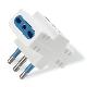 Adattatore azzurra 3/bival. 2p+t 16a product photo Photo 01 2XS