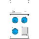 Quadro distr. portatile block4 product photo Photo 01 2XS