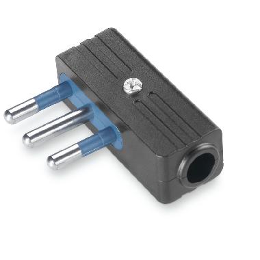 Spina extrap. serie azzurra 10a nera product photo Photo 01 3XL