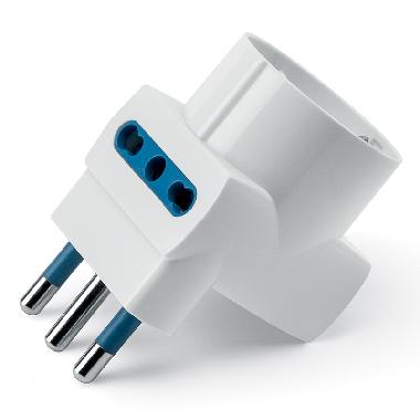 Adatt.salv.t 16a 2p+t 2xbiv+1xp30 bianco product photo Photo 01 3XL