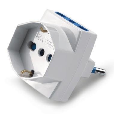 Adattatore blueline p40+2 biv. 2p+t 16a product photo Photo 01 3XL