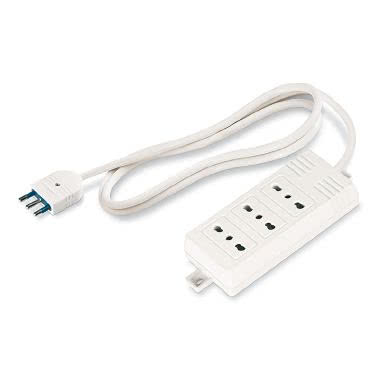 PRESA TAVOLO 3P 10/16A C/CAVO BIANCA product photo Photo 01 3XL