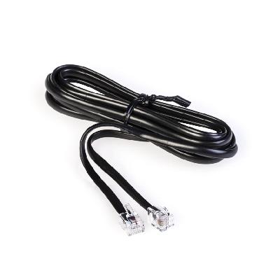 Cordone lin.2mt 2 plug 6/4 nr product photo Photo 01 3XL