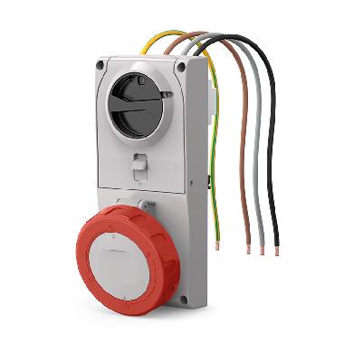 Presa interbloccata da incasso Proxima 16A 3P+T 380-415V 6H con interblocco meccanico e base portafusibili product photo Photo 01 3XL