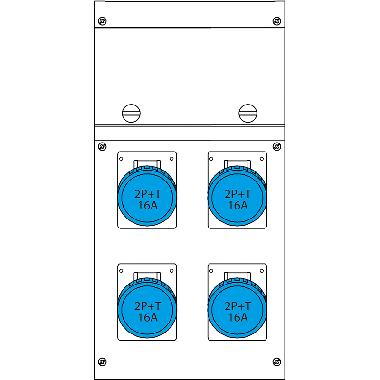 Quadro distr. portatile block4 product photo Photo 01 3XL