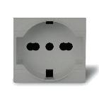 Presa p40 pluristandard con supporto din product photo