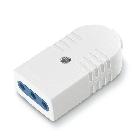 Presa serie azzurra 2p+t 10a bianca product photo