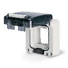 Calotta vuota ip66 2 moduli  protecta product photo