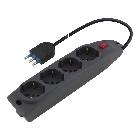 Presa pluristandard 4 uscite c/int.+cavo product photo