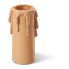 Copertura x candele e14 h.65 col.bianco product photo