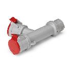 ADATTATORE 2x3P+T 380V 16A IP44 product photo