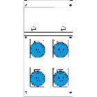 Quadro distr. portatile block4 product photo
