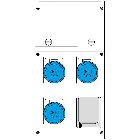 Quadro distr. portatile block4 product photo