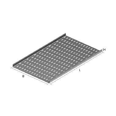 N5 Elemento rettilineo forato  100x15  mt. 2  AL (Conf. da 2 Mt.) product photo Photo 01 3XL