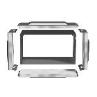 C5 Fascia IP 44  100x80  ZS product photo