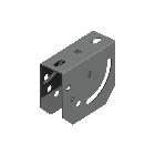 B5 Supporto soffitto multiplo prof 41x41 ZC product photo