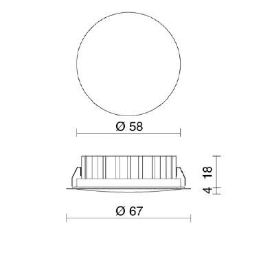 SHELF LED COB tipologia Incassi tondi famiglia SHELF LED / Tondo Cromo product photo Photo 03 3XL