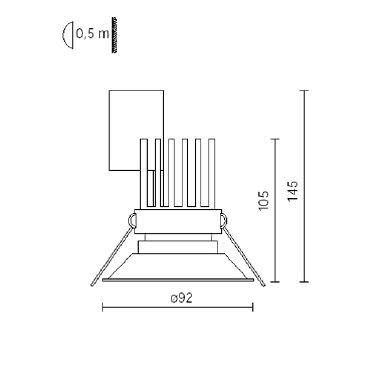 CO-LIGHT MINI LED tipologia Incassi tondi famiglia CO-LIGHT / MINI Bianco product photo Photo 03 3XL