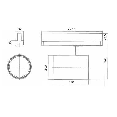 BEND XS 2019 tipologia Proiettori famiglia BEND / XS 2019 product photo Photo 03 3XL