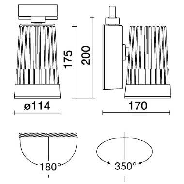 LUXOR-V XL tipologia Proiettori famiglia LUXOR / XL - Verticale product photo Photo 03 3XL