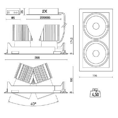 MATRIX MCL tipologia Incassi quadri famiglia MATRIX MCL / 2 Bianco product photo Photo 03 3XL