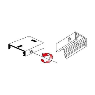 Staffa per montaggio a soffitto o a sospensione tipologia Binari famiglia SITRACK / plafone 850 °C product photo Photo 01 3XL