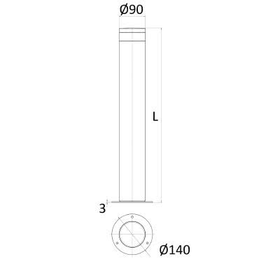 VERSO 90 tipologia Border famiglia VERSO / 90 product photo Photo 03 3XL