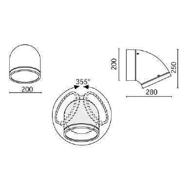 ETI 20 LED tipologia Parete e Soffitto famiglia ETI / 20 product photo Photo 03 3XL