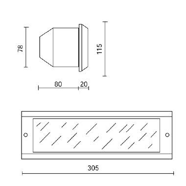 GREEN LED tipologia Incassi quadri famiglia GREEN / Orizzontale Vetro satinato temprato product photo Photo 03 3XL