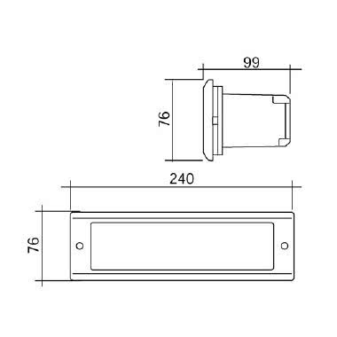 MINIGREEN LED tipologia Incassi quadri famiglia MINIGREEN / Standard Vetro satinato temprato product photo Photo 03 3XL