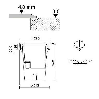 OLODUM STANDARD PROOF COB tipologia Incassi tondi famiglia OLODUM / Standard Proof product photo Photo 03 3XL