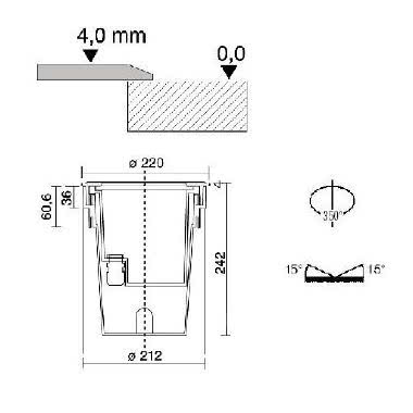 OLODUM STANDARD PROOF COB tipologia Incassi tondi famiglia OLODUM / Standard Proof product photo Photo 03 3XL