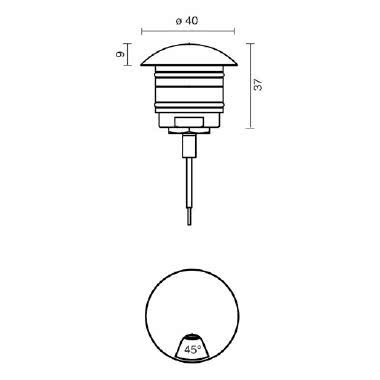 EYES COVER tipologia Incassi tondi famiglia EYES / COVER MONOEMISSIONE Non incluso;  da ordinare separatamente product photo Photo 03 3XL