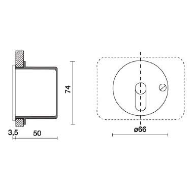 SMALL ROUND tipologia Incassi tondi famiglia SMALL / ROUND Grigio product photo Photo 03 3XL