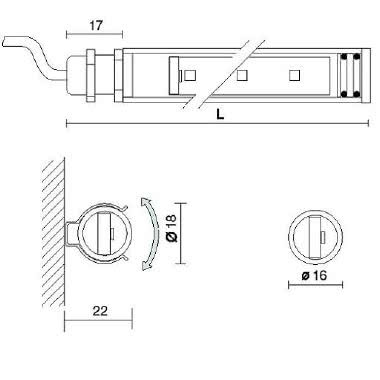 MICRO LED LINE TONDO tipologia Parete e Soffitto famiglia LEDLINE TONDO / Micro product photo Photo 07 3XL