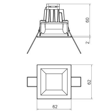 KIT SINDI 60 tipologia Incassi quadri famiglia SINDI / 60 Bianco product photo Photo 03 3XL