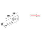 Testata Alimentazione DALI- Terra SX  tipologia Binari famiglia SITRACK / DALI Plafone 0,120 kg product photo